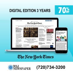 NYT Gift Subscription for 3 Years with a 70% Discount