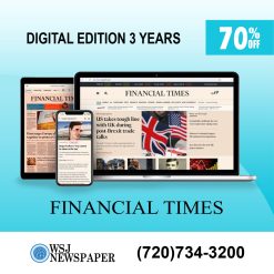 Financial Times Newspaper Digital Access for 3 Years at $89