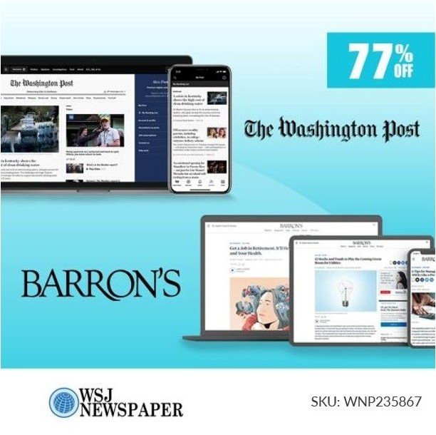 Washington Post and Barron’s SKU WNP235867